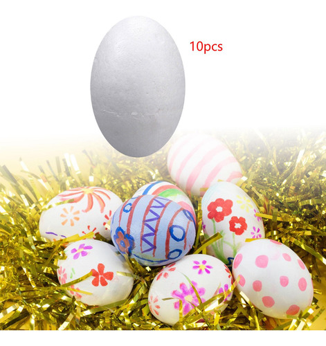 Huevos De Espuma Huevos De Poliestireno En 10pcs Los 20cm