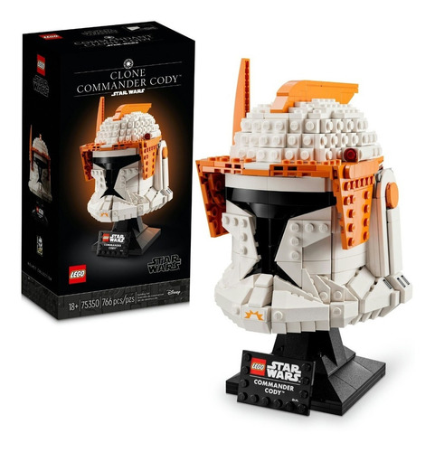 Kit Lego Star Wars Casco Del Comandante Clon Cody 75350 766 Piezas 3+