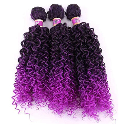 Angie Kinky Curly Hair Bundles 16 18 20 Pulgadas 3 6mrd7