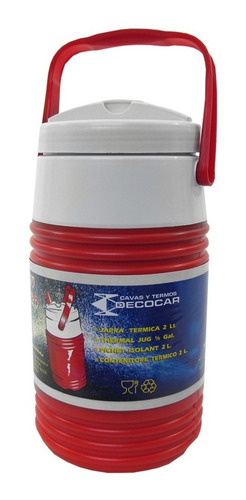 Termo 2 Litros Viajero Con Asa Y Boquilla Decocar