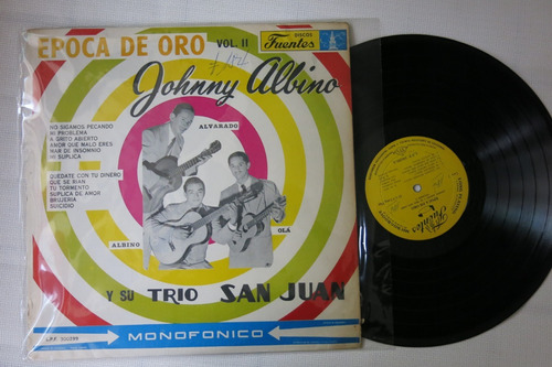 Vinyl Vinilo Lp Acetato Johnny Albino Epoca De Oro Vol 2