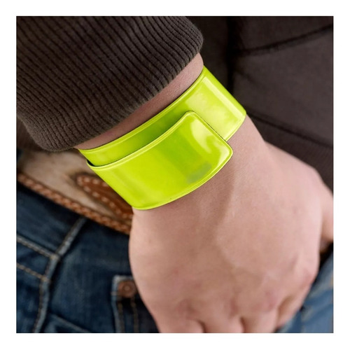 Pulsera Pvc Reflectiva 28x3 Cm Moto Bici Seguridad Vial