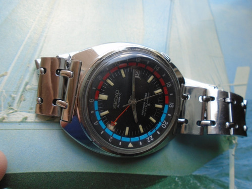 Seiko Antigo Navigator Timer Gmt 6117 6410 Cal 6117b 1972