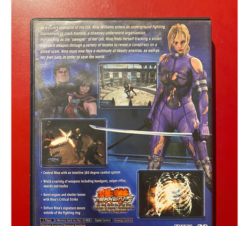 Tekken Nina Williams In Death By Degrees Ps2 (Usado)