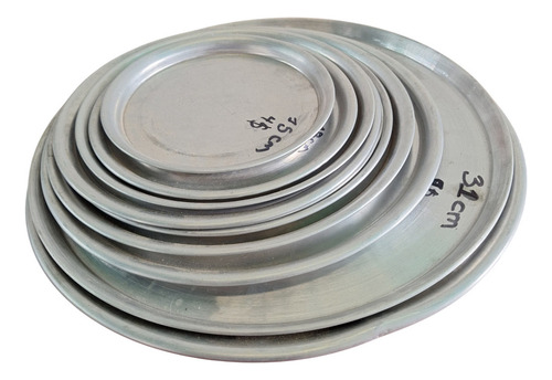 Bandejas Para Pizza Redondas En Aluminio Aptas Para Horno