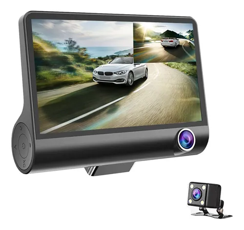 Imagen 1 de 6 de Pantalla Car Dvr 3 Camaras Grabadoras Reversa