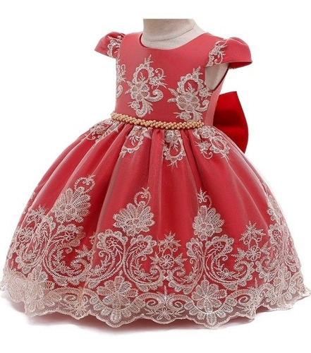 Vestido Elegante,fiesta De Cumpleaños Niña, Diseño Princesa