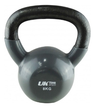 Mancuerna Rusa Kettlebell Uk Time Sport Talla: 8kgcolor: Gri