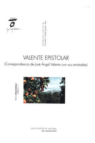 Valente Epistolar, De Rodriguez Fer, Claudio. Editorial Universidad De Santiago, Tapa Blanda En Español