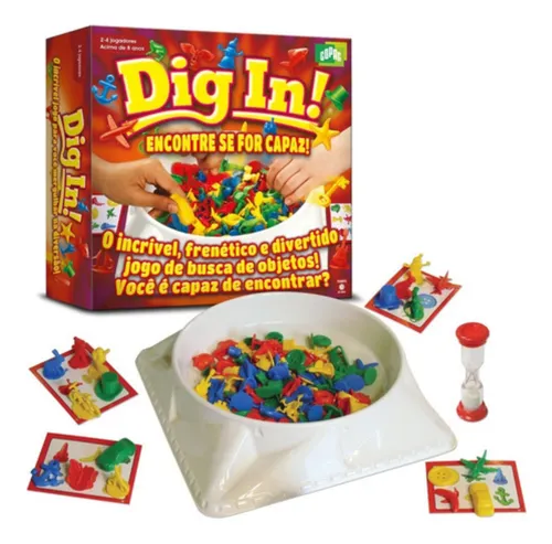 Jogo De Cartas E Encontrar Objetos Dig In Original Copag