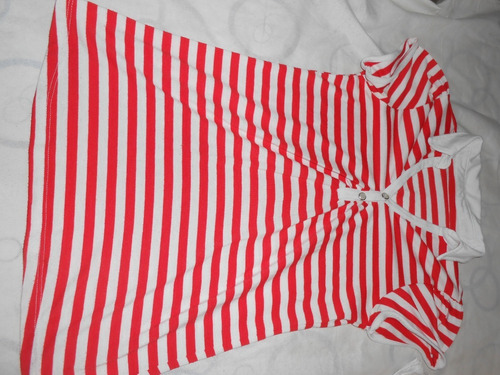 Son 2 Remeras Manga Corta Roja Y Blanca Y Otra Muy Bonita!