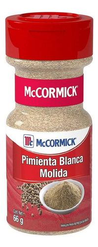 Pimienta Blanca Mccormick Molida 66 G