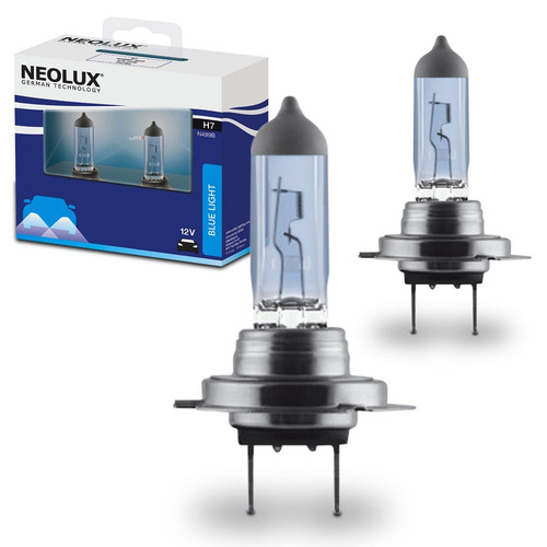 Par Lâmpada Halógena Neolux Blue H7 4000k 55w 12v Original