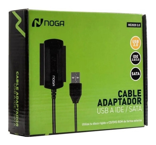 Adaptador Noganet Usb 3.0 He2020 3.0 Sata/ide Fuente Cables 