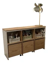 Comprar Comoda Montessori Cubos Con Ruedas Nórdico  Juguetero 