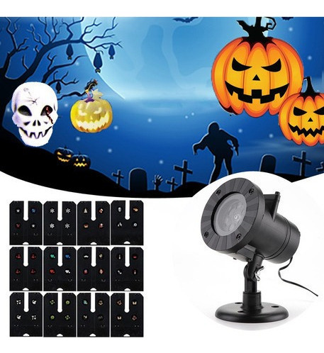 12 Projetor Natal Led Natalino Desenhos Laser Espeto Jardim