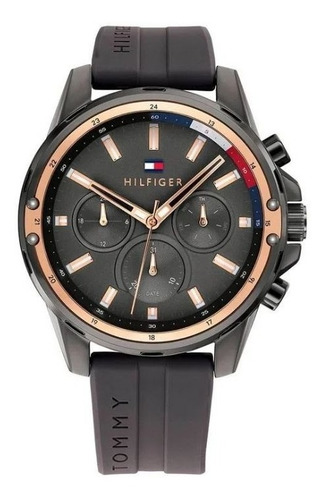 Reloj Tommy Hilfiger Hombre Deportivo Negro 1791792