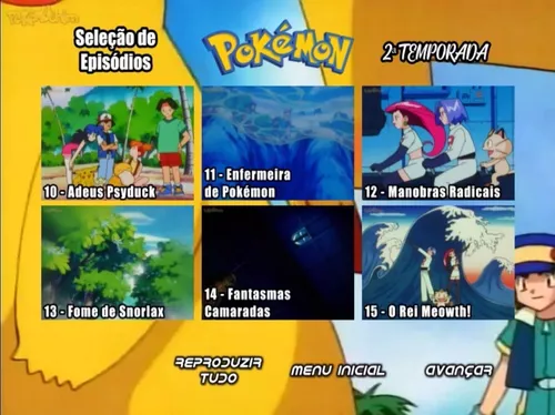 Dvd Pokémon 2ª Temporada Completa E Dublada