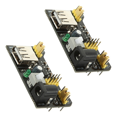 2 Pzs Fuente Para Protoboard Mb102 3.3v / 5v