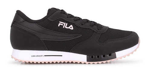 Zapatillas Fila Euro Jogger Sport Woman 3941 Negro - Rosa 