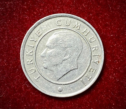 Moneda 25 Kurus Turquia 2009 Km 1242