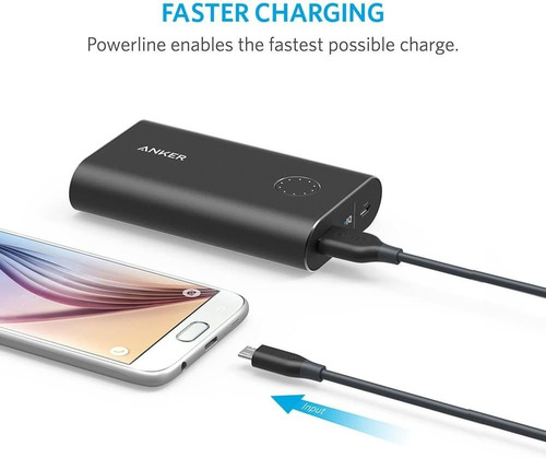 Anker Powerline Micro Usb - Cable De Carga, Con Fibra De Ara