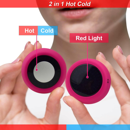 Tbphp Masajeador Facial Eléctrico Frío Caliente 2 En 1, Mult