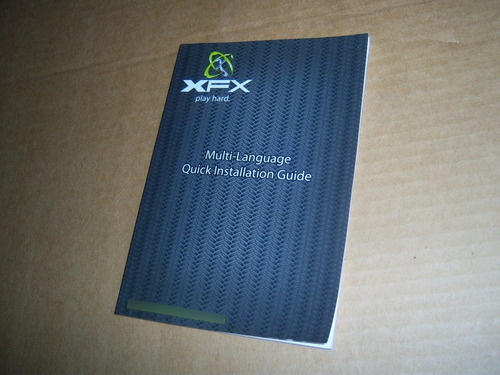 Xfx Play Hard . Multi-language Quick Installation Guide