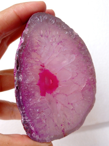 Laja De Ágata Teñida Azul, Rosa, Morado
