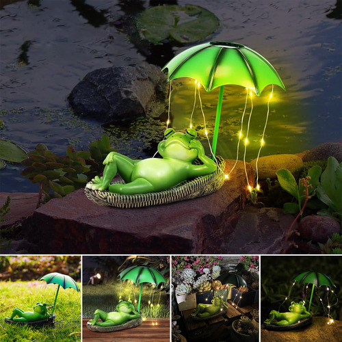 Solar Frogs Garden Solar Light Sculpture Lights Solar Frogs