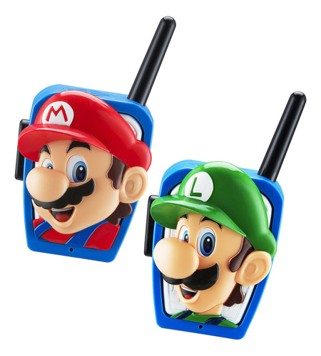 Super Mario Bros Walkie Talkies Juguetes Para Niños, Largo.