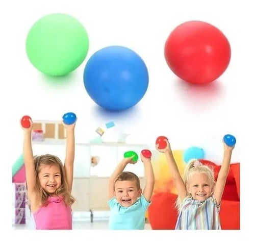 Imagen 7 de 9 de Pelota Squishy Ball Anti Estrés Colores Con Red Playking