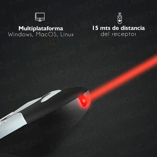 Presentador Puntero Laser Inalambrico Powerpoint Usb Pc Lapt