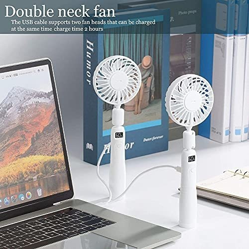Ventilador Portatil Para Cuello Usb 2 Extraible Bateria