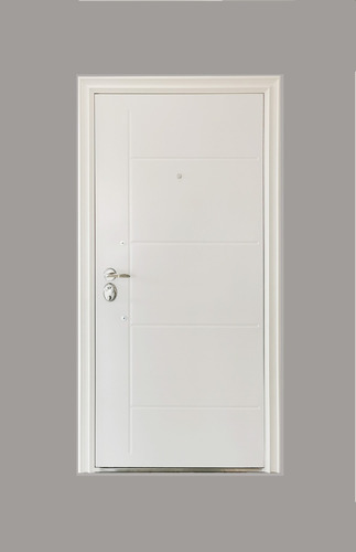 Imagen 2 de 9 de Puerta Exterior De Seguridad Multianclaje Foliada Pvc 70mm