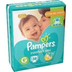 Pañales Pampers Confort G X 38