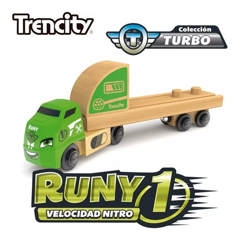 Imagen 2 de 4 de Trencity Camion Transportador Drifty Dusty Runy Educando
