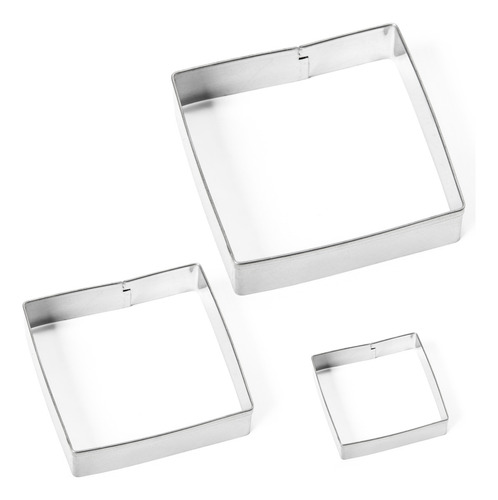 Kit Moldes Cortador 54 Pçs Biscoito Massas Inox Moda Do Chef Cor Aço inox