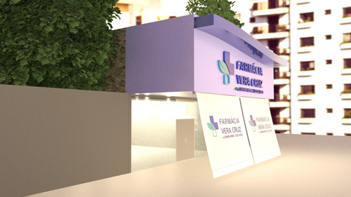 Imagem 7 de 10 de Projetos 3d Para Fachadas Comerciais E Áreas Externas