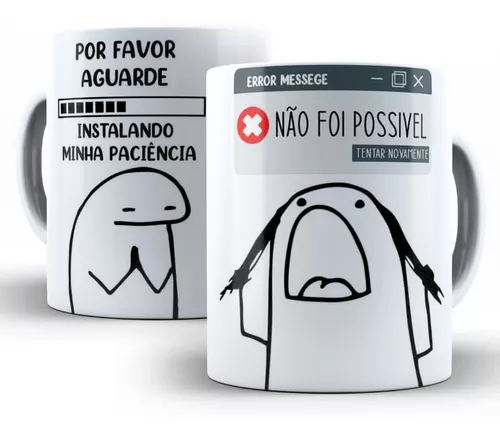 Estampa Caneca MEME BONECO PALITO com frase É SOBRE ISSO E TÁ TUDO