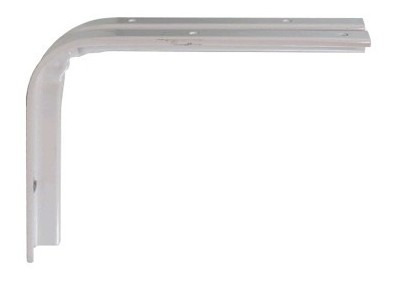Set 2 Soporte Escuadra Repisa Fijo Blanco Reforzado 25x30cm