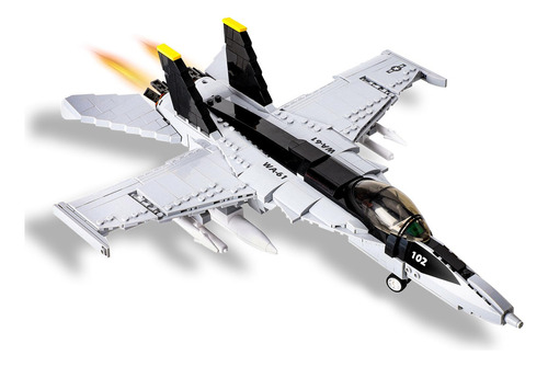 F/a-18 Hornet Fighter Tomcat Juego De Ladrillos De Constru