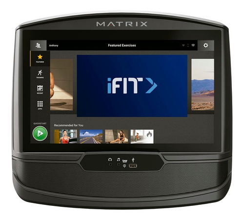 Elíptica Matrix Ascent A30 Xir Con Consola Hd Residencial