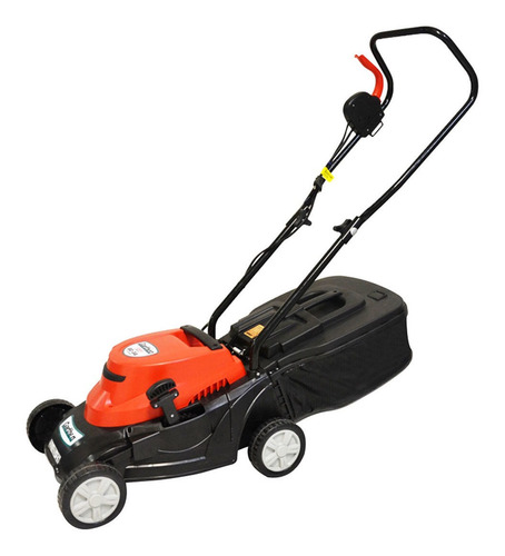 Cortador de grama elétrico Garthen GC-34 de 1100W e 220V cor preto/vermelho