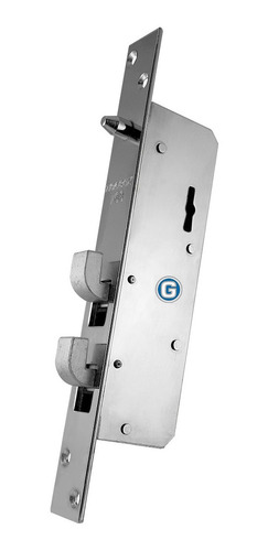 Imagen 2 de 10 de Cerradura Trabex 700 Portón Corredizo Pasador Enganche Doble