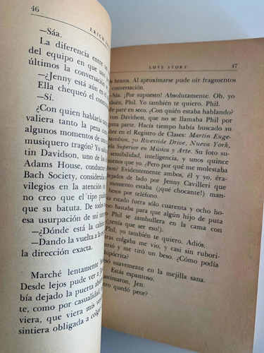 Libro Love Story Historia De Amor Erich Segal Usado C/1 Mapa (Usado)