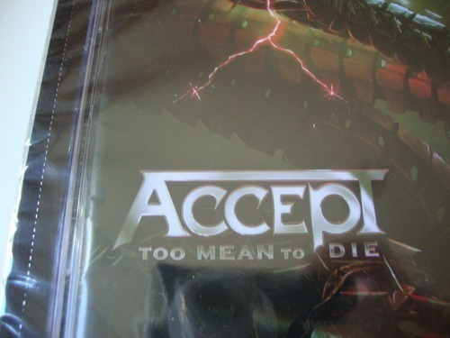 Cd - Accept - Too Mean To Die - Importado, Lacrado