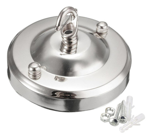 Soporte De Placa De Ajuste De Bombilla De Placa De Plata