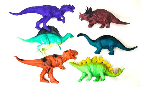 Set De Dinosaurios Jurassic X6 Regalo Original Niños