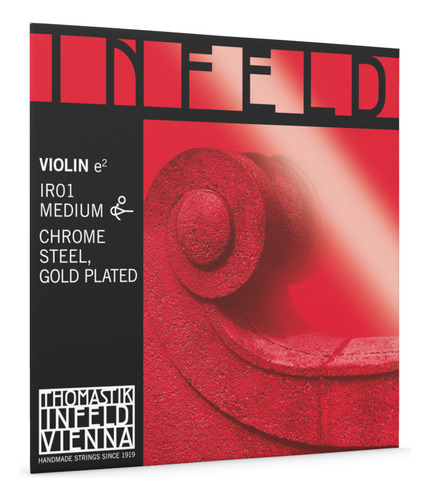Corda Mi Para Violino Thomastik Infeld Red Ir01 Ouro